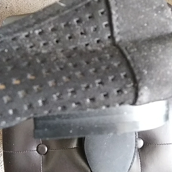 Torrid Black Faux Suede Perforated Loafers - Picture 7 of 8